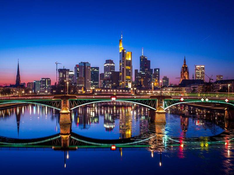 Frankfurt bei nacht